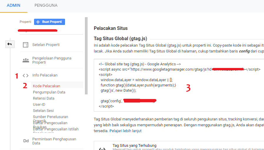 Tracking Code Google Anaytics