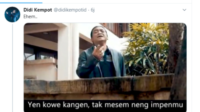 Cuitan Akun Twitter Didi Kempot