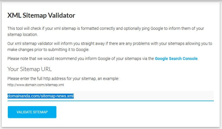 Cara Verifikasi dan Validasi XML Sitemaps News