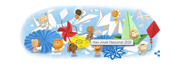 Google Doodle Hari Anak Nasional 23 Juli 2020